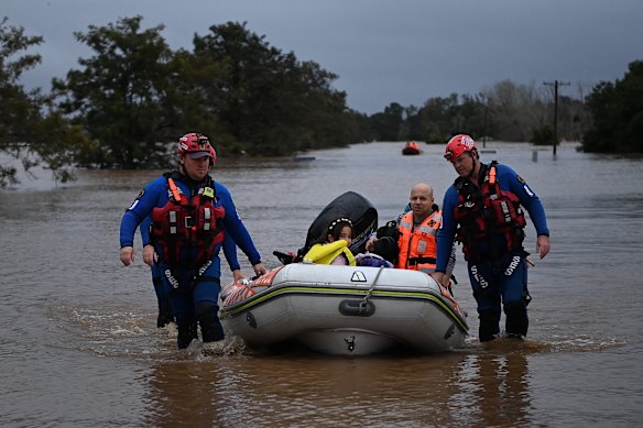 The Taree area is facing its largest flood on record.