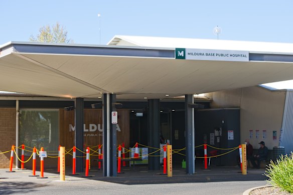 Mildura Base Public Hospital.