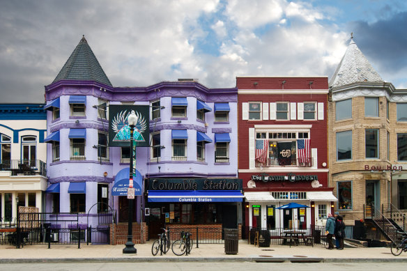 Adams Morgan is a nocturnal destination with a youthful vibe.