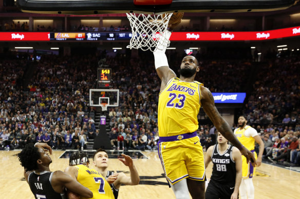 At 36, LeBron James is still a dominant force for the LA Lakers in the NBA.
