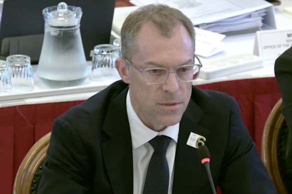 Department of Sport, Racing and Olympic and Paralympic Games director-general (and funny guy) Andrew Hopper.