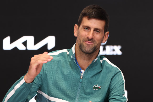 Novak Djokovic is seeking to return to his 2023 Australian Open level.