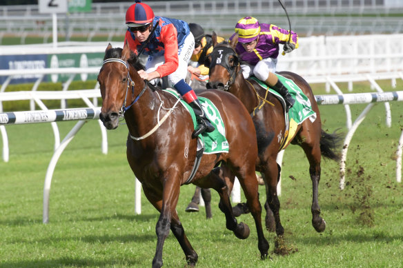 Sir Elton puts a gap on his rivals at Randwick in July.