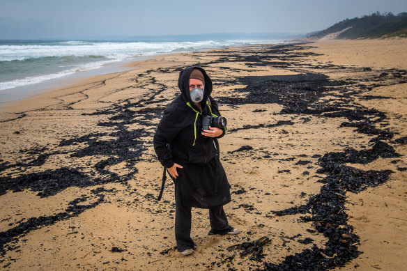 Local photojournalist Rachel Mounsey ponders the gruesome scene.