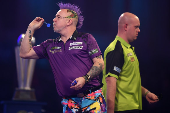 Peter Wright was too good for world No.1 Michael Van Gerwen.