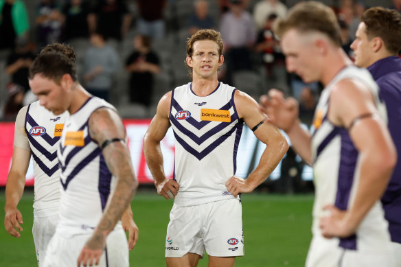 Nat Fyfe has been on the sidelines.