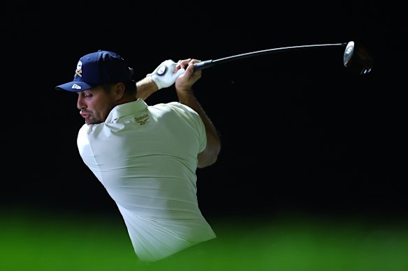 The booming drives of Bryson DeChambeau could be on show in Sydney.