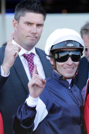 Jockey Ben Melham rode The Taj Mahal to victory.