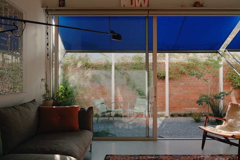 The kitchen and dining area benefits from an outdoor setting.