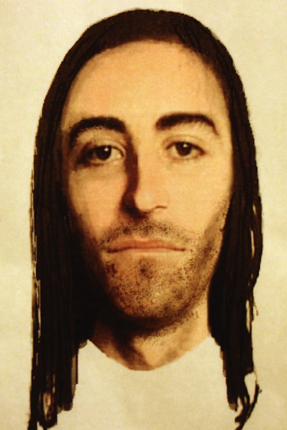 A police image of the man seen beside the stopped car when Rod Miller and Gary Silk were killed, released within days of the murders and based on descriptions by senior constables Frank Bendeich and Darren Sherren. This cannot possibly be Debs, which means there must have been two men present. 