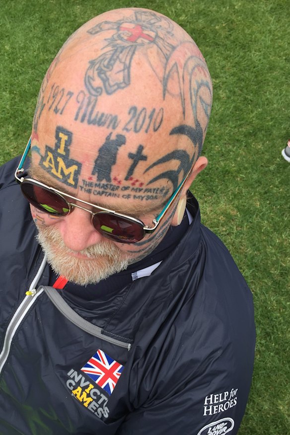 Paul Guest from the United Kingdom Invictus Games team.