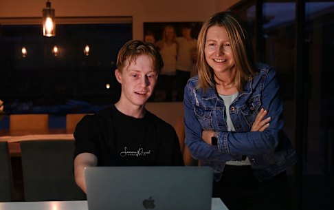 Ethan and his mum opened his HSC results this morning.