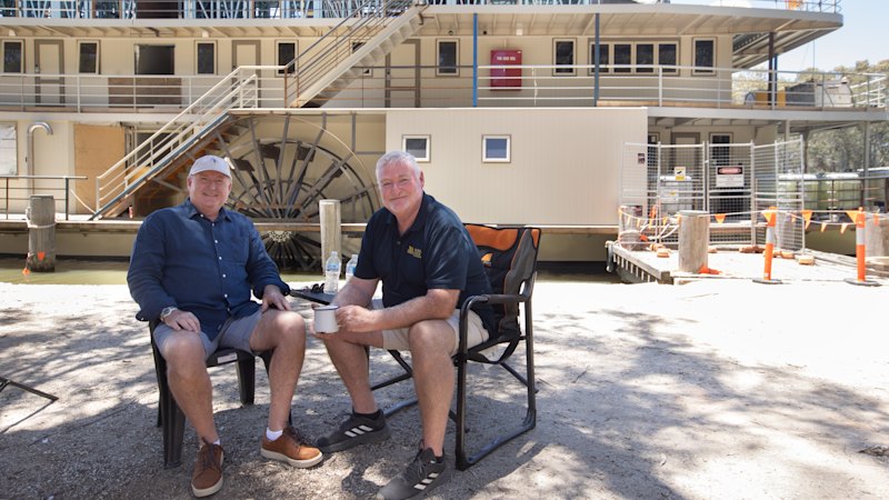 Twins building twin paddle steamers to embrace the joy of slow travel