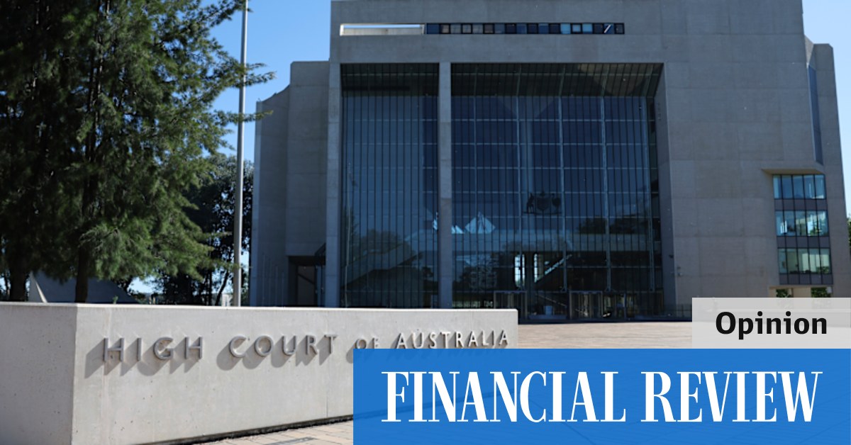 afr.com - Mia Schlicht - Blame vague climate laws for High Court rewriting them
