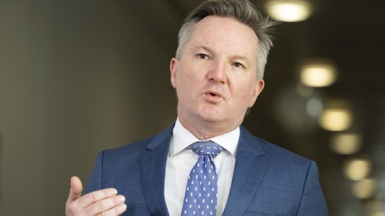 Climate Change and Energy Minister Chris Bowen says the coal and gas caps will be temporary.