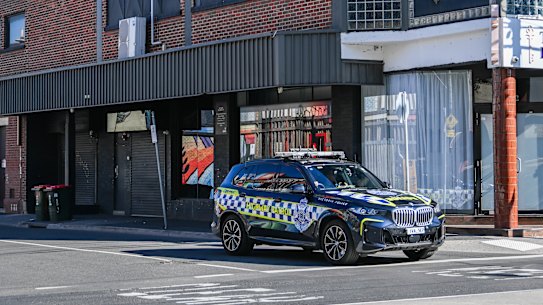 The outside of Love Machine nightclub on Malvern Road, Prahran, in August. 
