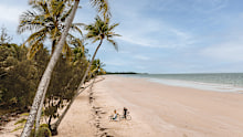Bike riding on Mission beach, Queensland Cassowary Coast