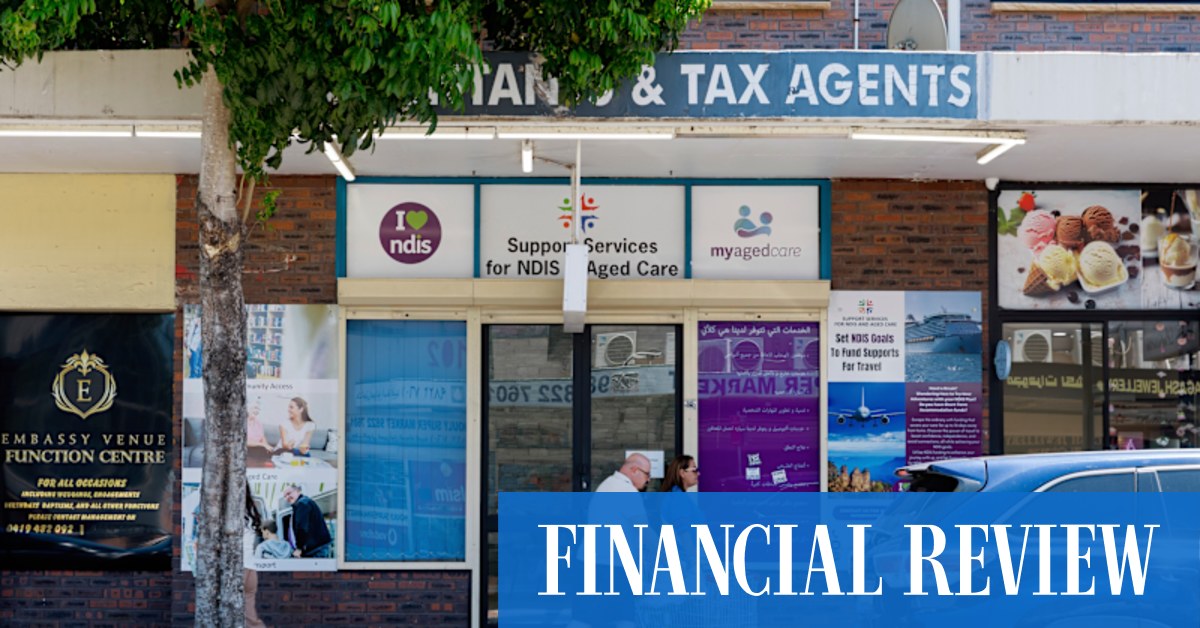 afr.com - Michael Smith - 'More regulation to pull a beer': NDIS providers under fire