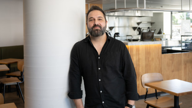 Mark Da Costa in his new St Peters cafe, Bueno Eatery. 
