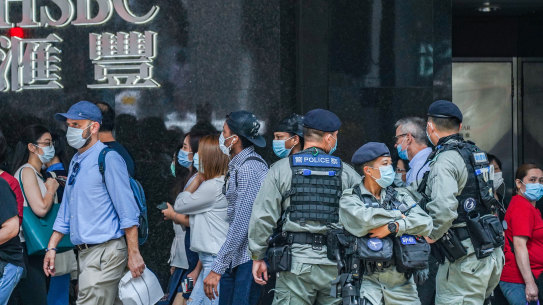 HSBC has been heavily criticised for backing the new law on stifling dissent in Hong Kong. 
