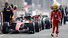 Hamilton cut a frustrated figure post-race.
