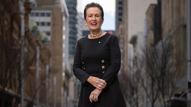 Sydney Lord Mayor Clover Moore, pictured on George Street.