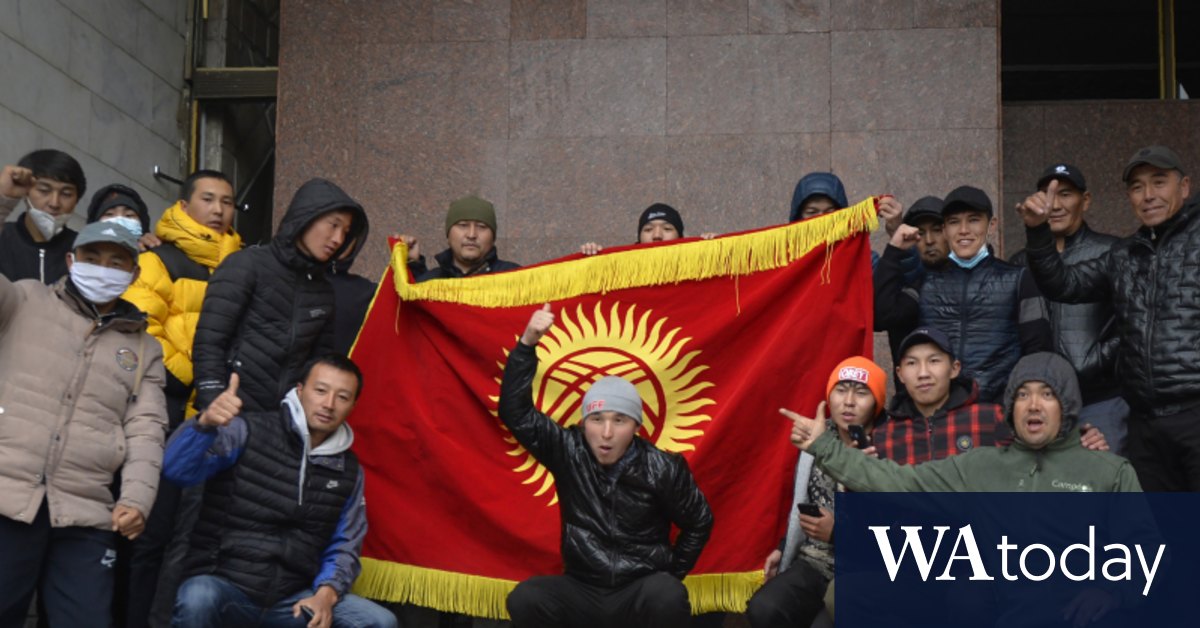 Coup d'etat 'under way' as Kyrgyzstan opposition claims power