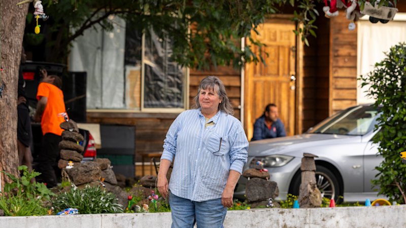 While Helen slept beside criminals and addicts, her jeans were pinched from under her pillow