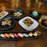 The menu at Izakaya by Tamura features traditional Japanese drinking food as well as sushi and sashimi.