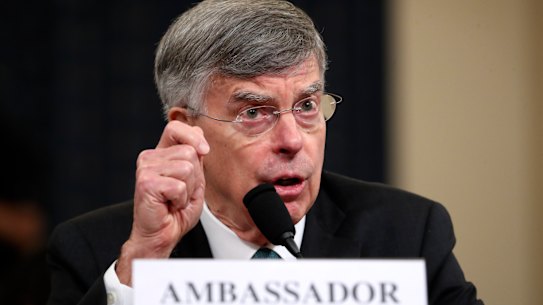 Top US diplomat in Ukraine William Taylor.