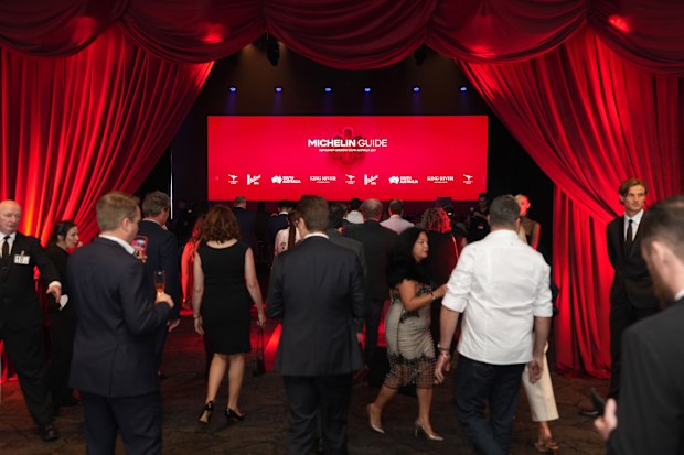 The Michelin Guide 2027 announcement at the Adelaide Convention Centre.