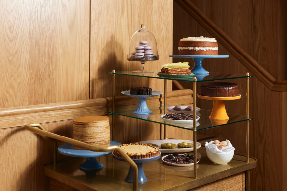 The Charles’ dessert trolley.