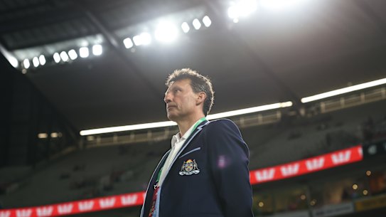 Laurie Daley antes do segundo jogo.