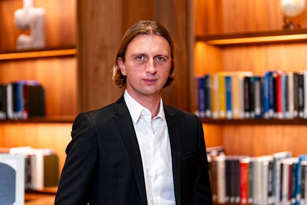Nikolay Storonsky, chief executive officer of Revolut Ltd., following an interview for an episode of Bloomberg’s Peer-to-Peer in Washington, DC, US, on Tuesday, April 14, 2026.
