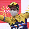 Roglic takes early Vuelta lead in explosive opening stage