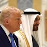 US President Donald Trump meets with UAE President Sheikh Mohamed bin Zayed Al Nahyan in Dubai last year.