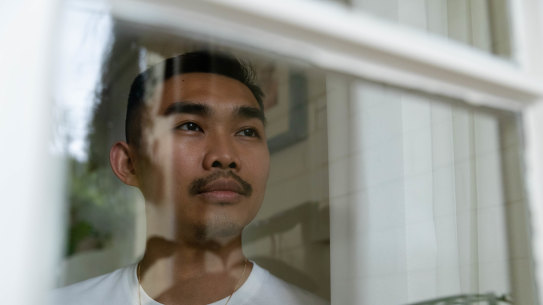 Jimmy Chen was diagnosed with HIV since moving to Australia six years ago from Taiwan. 