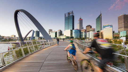 The new Ritz-Carlton is in the Elizabeth Quay waterfront precinct.