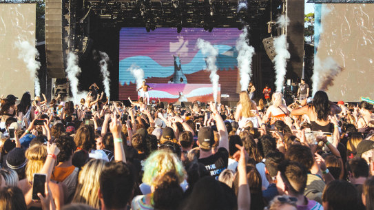 The government is taking a hard line against music festivals. 