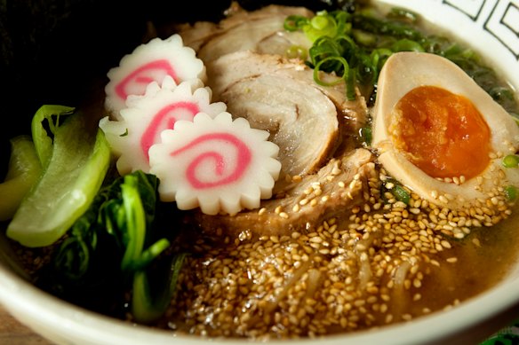 Tonkotsu ramen at Ryo’s Noodles.