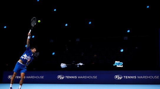 Novak Djokovic's season ended with a loss to Dominic Thiem in the ATP finals.