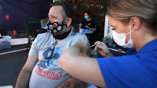 Pop-up vaccination centres at Queensland Bunnings have proven popular.
