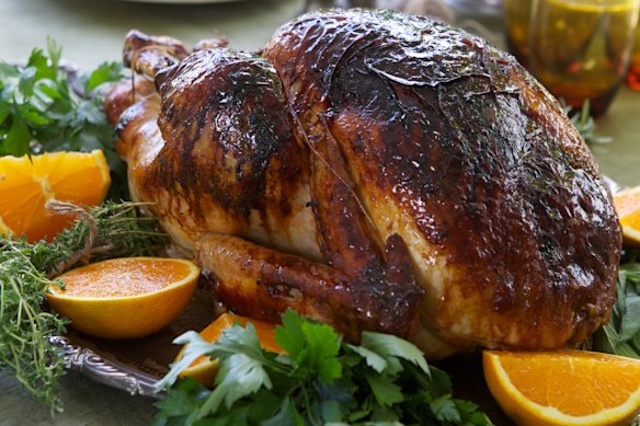 Adam Liaw’s Christmas turkey.