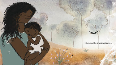 Illustration from Jasmine Seymour's Baby Business, shortlisted for the CBCA awards. 