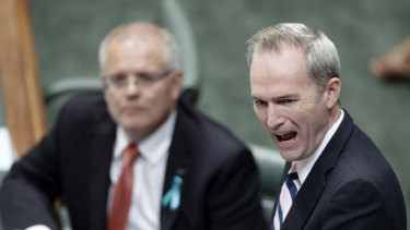 Immigration Minister David Coleman, right, and Prime Minister Scott Morrison commissioned the review last year.