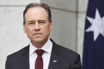Federal Health Minister Greg Hunt.