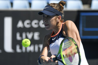 Switzerland’s Belinda Bencic during the Australian Open.