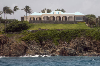 Little Saint James Island, in the US Virgin Islands, which was owned by Jeffrey Epstein.