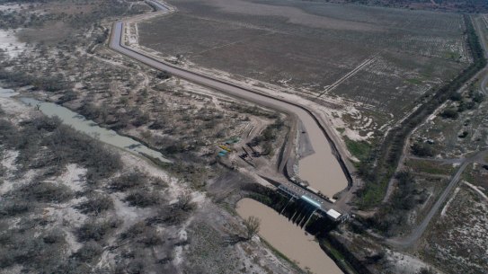 A cotton farm near Bouke: ICAC said the NSW government had "created an atmosphere that was overly favourable to regulators".