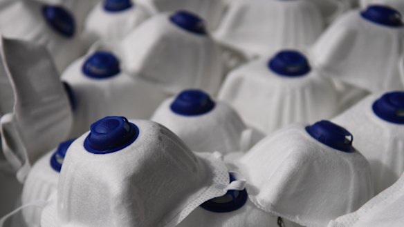 Hot property: Masks have been flying off the shelves.